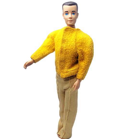 Early 1960's Vintage Straight Leg Ken With Brunette Molded Hair - Picture 2 of 13